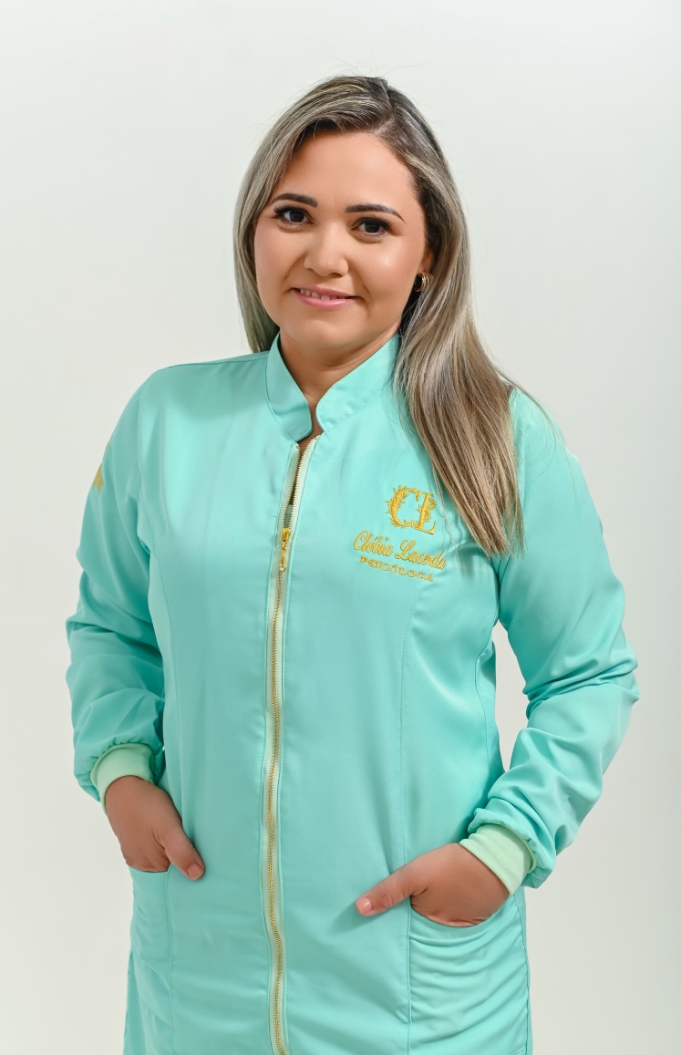 Clebia wearing labcoat
